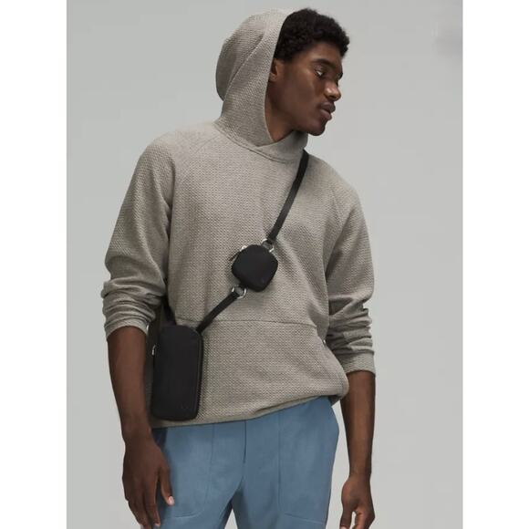 RARE Lululemon Cross Body Modular Phone Bag Unisex Black - Picture 3 of 9